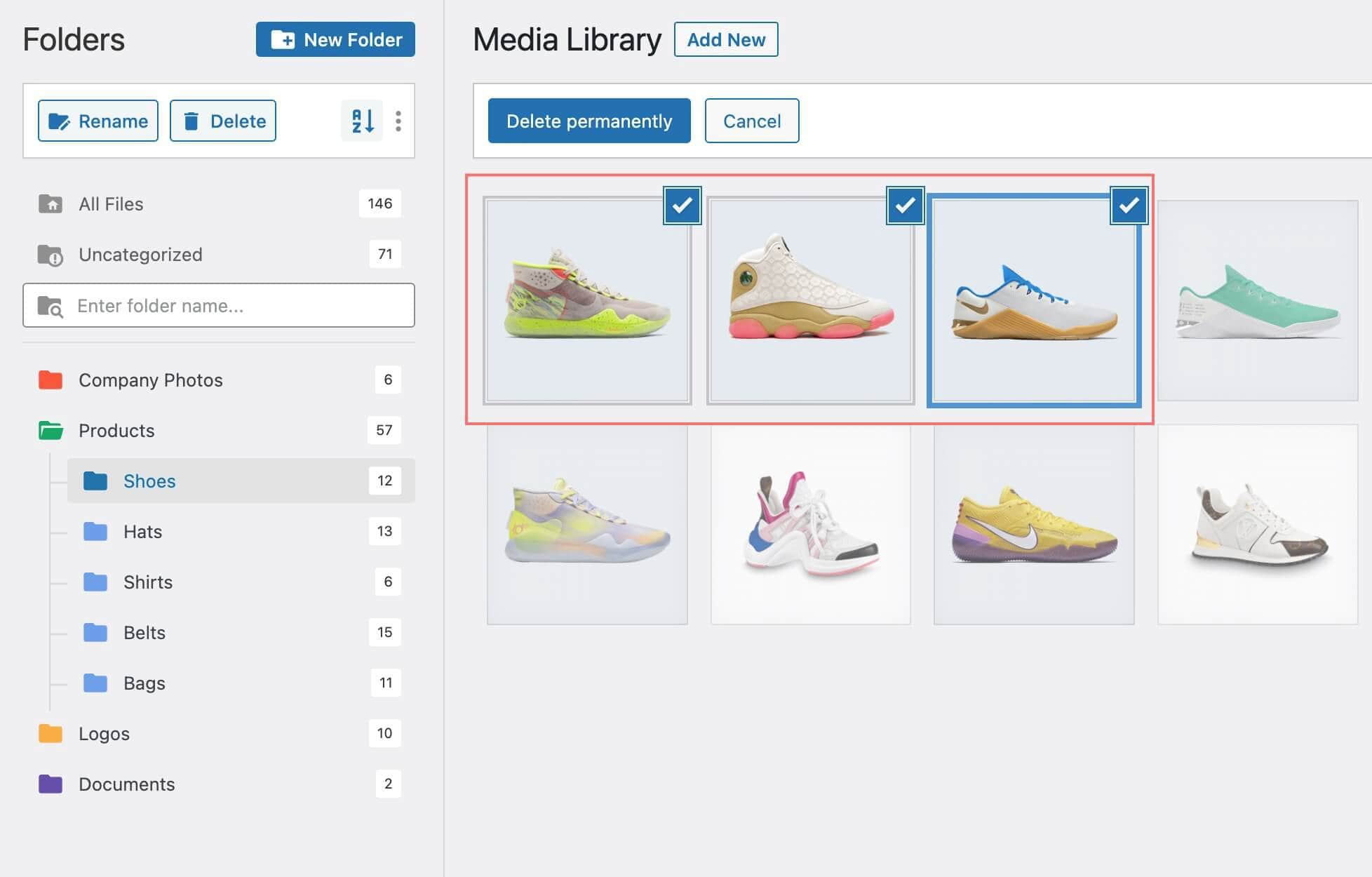 2 Filebird Bulk Select