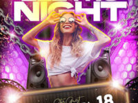 Weekend Club Dj Night Party Flyer