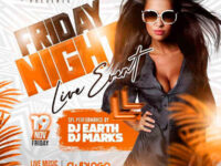 Weekend Dj Party Post Design