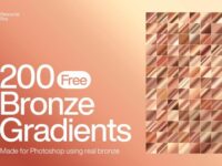 200 Free Bronze Photoshop Gradients