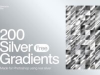 200 Free Silver Photoshop Gradients