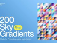 200 Free Sky Photoshop Gradients