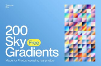 200 Free Sky Photoshop Gradients