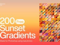 200 Free Sunset Photoshop Gradients