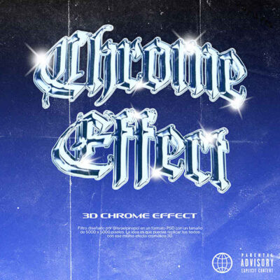 3d Chrome Effect