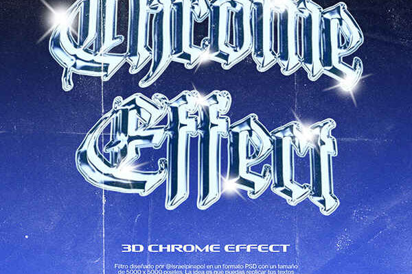 3d Chrome Effect