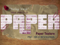 Feeling Words Paper Text Effect Fpashop.ru