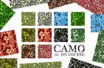 Fpashop Army Camouflage Patterns Vectors