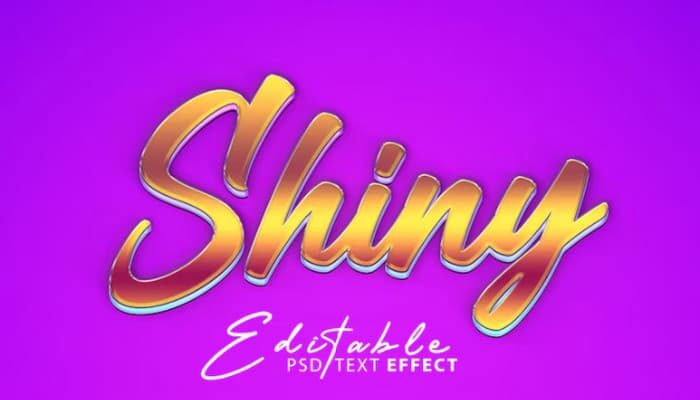 Glossy Shiny Text Effect