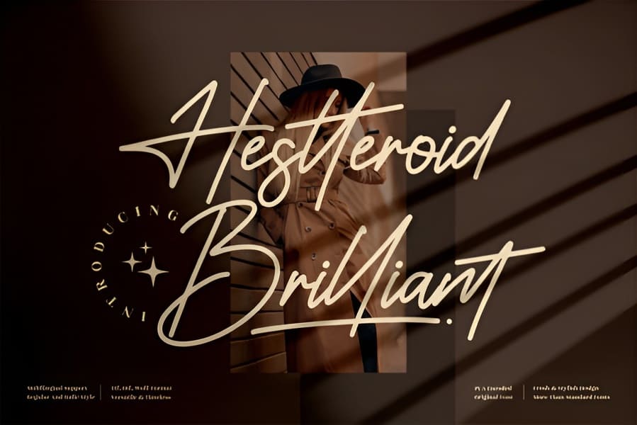 Hestteroid Brilliant Font 1