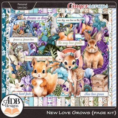 Adbdesigns New Love Grows Page Kit