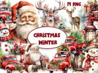 Christmas Vintage Clipart Fpashop.ru