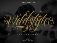 Wildstyle Chicano Tattoo Font