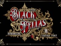 Black Fellas Font Premium 1