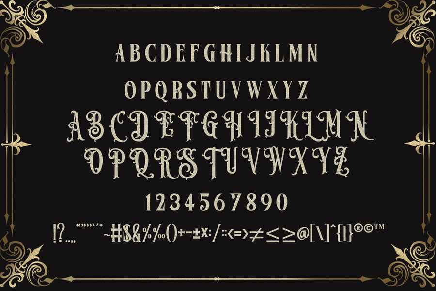 Black Fellas Font Premium 7