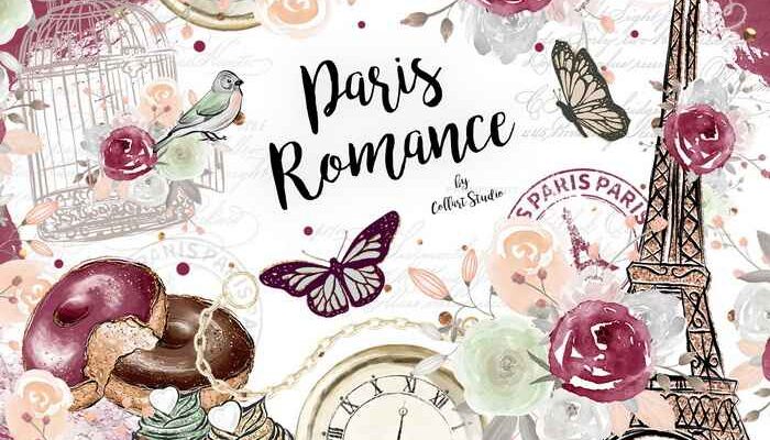 Paris Romance Clipart