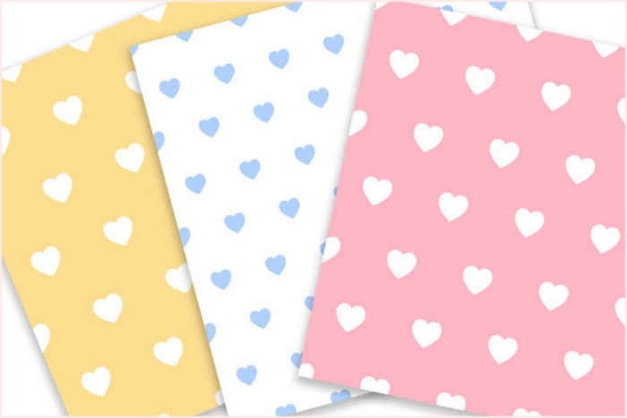 Pastel Heart Seamless Pattern 02