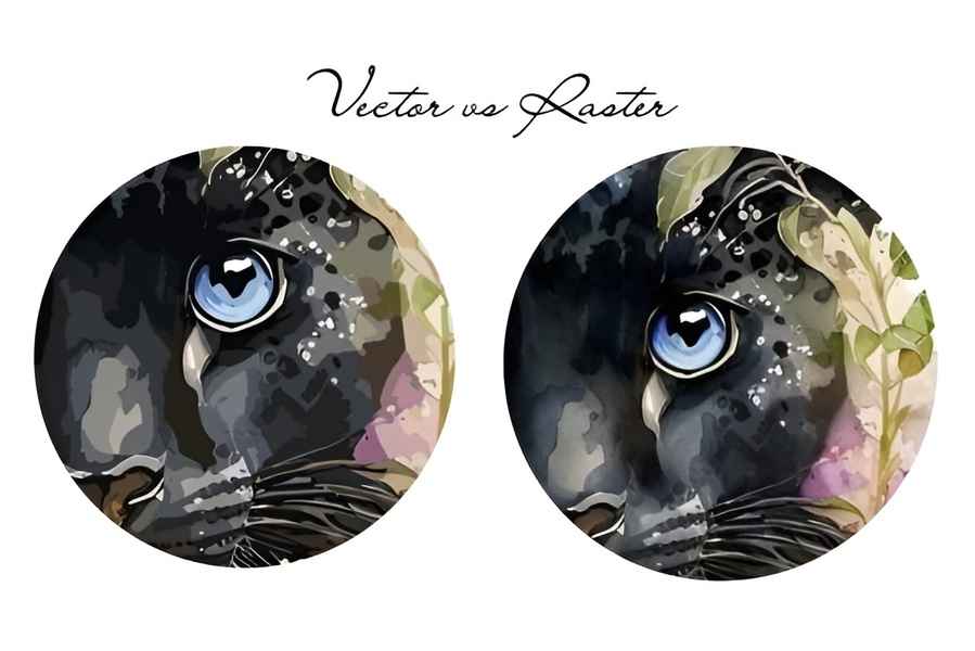 Cat And Pantera Watercolor Clipart 4