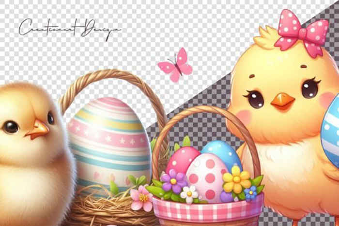 Easter Chicken And Egg Clipart 2