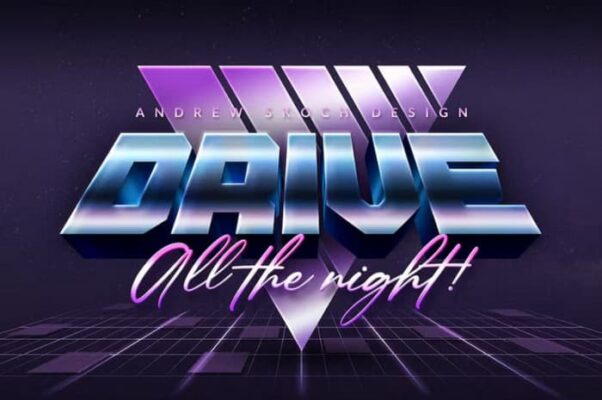 80's Style Psd Text Effects