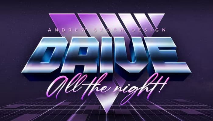 80's Style Psd Text Effects