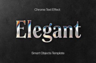 Elegant Metal Chrome Text Effect 1 Fpashop