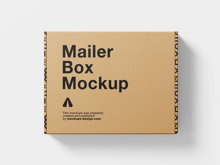 Mailer Box Mockup 1