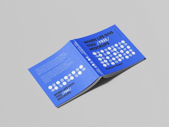 Square Book Mockup 1