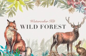 Wild Forest Watercolor Kit