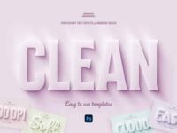 Clay 3d Text Effect