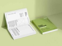 Free Two Books Mockup