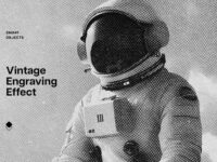Vintage Engraving Photo Effect