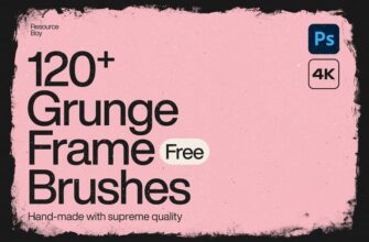 120+ Grunge Frame & Border Photoshop Brushes 1