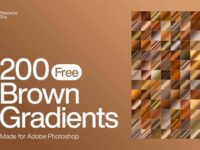 200 Free Brown Photoshop Gradients 01
