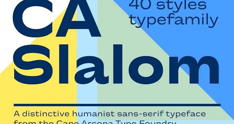 40 Styles Typefamily Ca Slalom