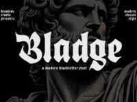 Bladge Blackletter Font 01