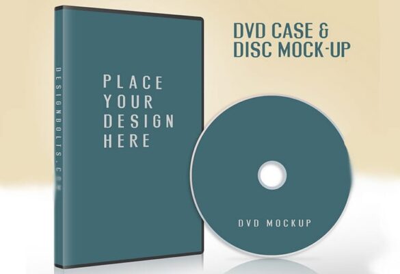 Dvd Case & Disc Mock Up