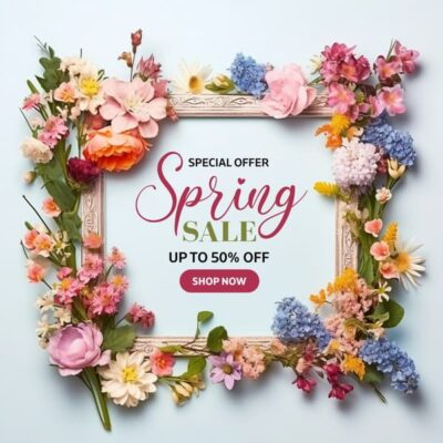 Floral Advertising Frame 12