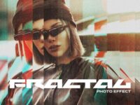 Fractal Glass Photo Effect