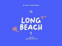 Long Beach Handwriting Font 01