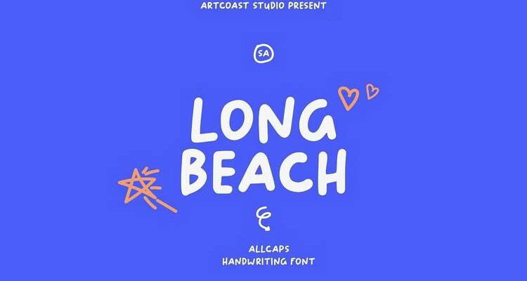 Long Beach Handwriting Font 01