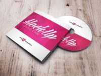 Mockup ~ Cd & Dvd Case And Disk