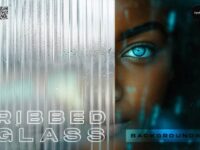 Ribbed Glass Overlay Backgrounds