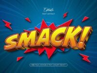 Smack Editable Text Effect Style