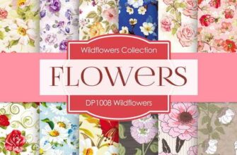 Wildflowers ~ Digital Paper Collection