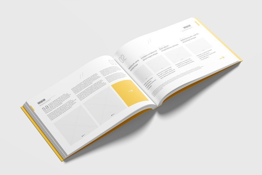 01 Landscape Softcover Book Mockup