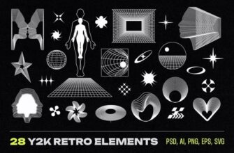 28 Y2k Retro Elements