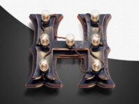 Alphabet With Lamps