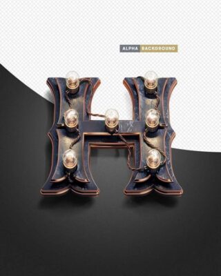 Alphabet With Lamps