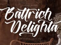 Battrich Delighta Font 01